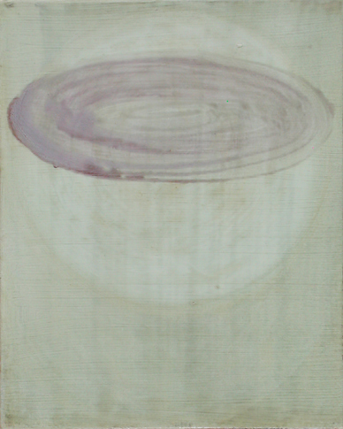 Nikola Dimitrov, Sonne, Acryl, Öl und Tusche auf Papier auf Keilrahmen, 25 x 20 cm
